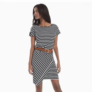 White House Black Market Striped dress -Sz M